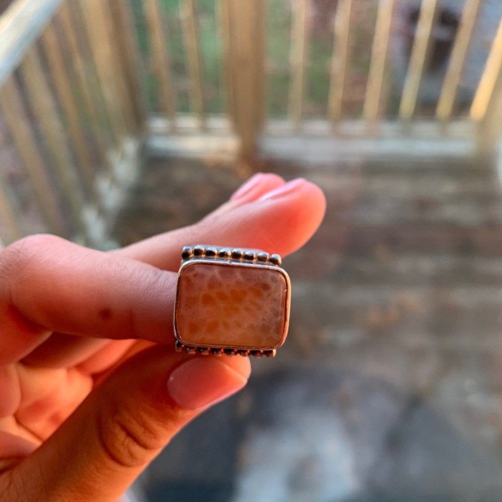 Expandable silver ring. - Picture 5 of 5